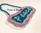 Signs of the Season "Peace" Ornament, Beading Tutorial in PDF