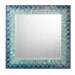 Mosaic Wall Mirror - Deep Blue & Teal (Square)