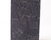 vintage printing stamp cartoon spring daze letterpress plate seasons retro mid century modern decorative home decor