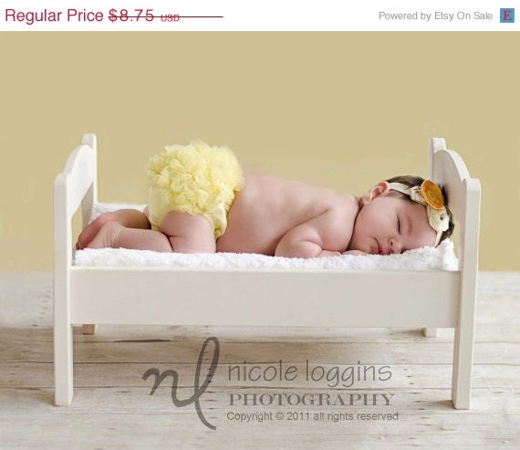 MEMORIAL DAY SALE Ruffle Butt Baby Bloomers - Great Photo Prop - Other Colors Available