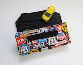 The ORIGINAL Car Wallet with Pocket (holds 4) ... Route 66