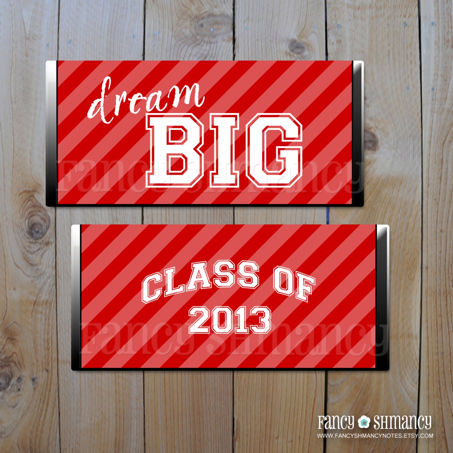 Graduation Candy Bar Wrapper/Red/Instant Download/Printable DIY pdf file