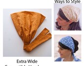 Retro Boho Headband  Bohemian  Head Wrap Hair Scarf Headcovering --