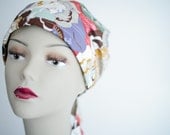 Cancer Hat Chemo Scarf Head Wrap Alopecia Turban  Chemo Turban Scarf Headcovering Multicolor Floral