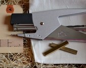 Grey European Stapler (Uses Lovely Petite Brass Staples)