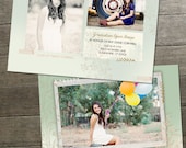 Grown Up - 5x7 Senior Announcement Card Template