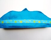 Aquamarine Felt Crown