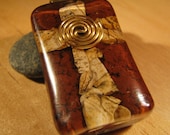 Picture Jasper and Sandstone Orgone Pendant