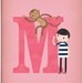 M is for Monkey - Alphabet - 8 x 10 Archival Print