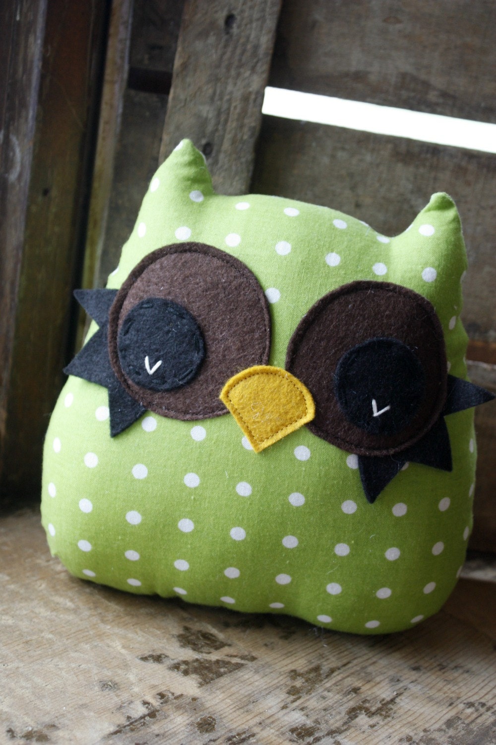 owl toy, owl decor pillow, stuffed owl plush, baby toy plush