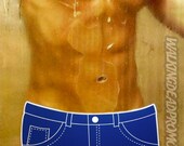 Never Nude, Shower or Mirror decal.