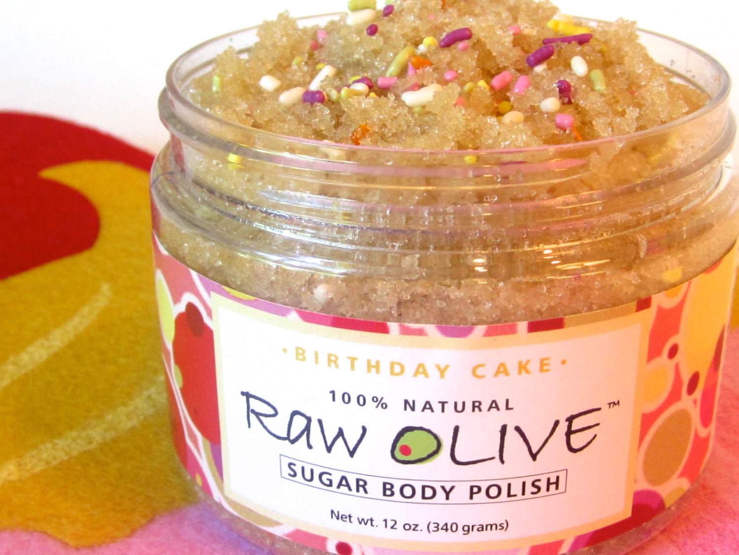 Birthday Cake Organic Sugar Body Polish