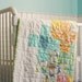Modern Baby or Toddler Quilt