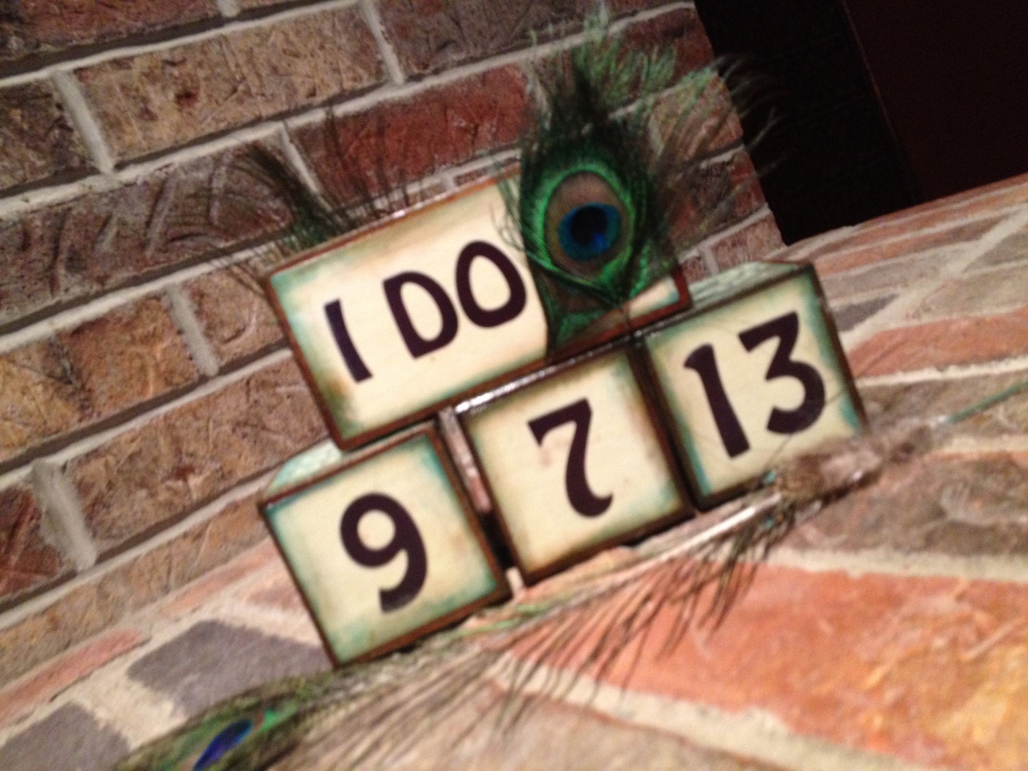 Custom "I Do" Wedding Blocks Any Theme