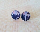 Ant and Dec Stud Earrings