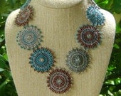 Sunburst Beaded Necklace