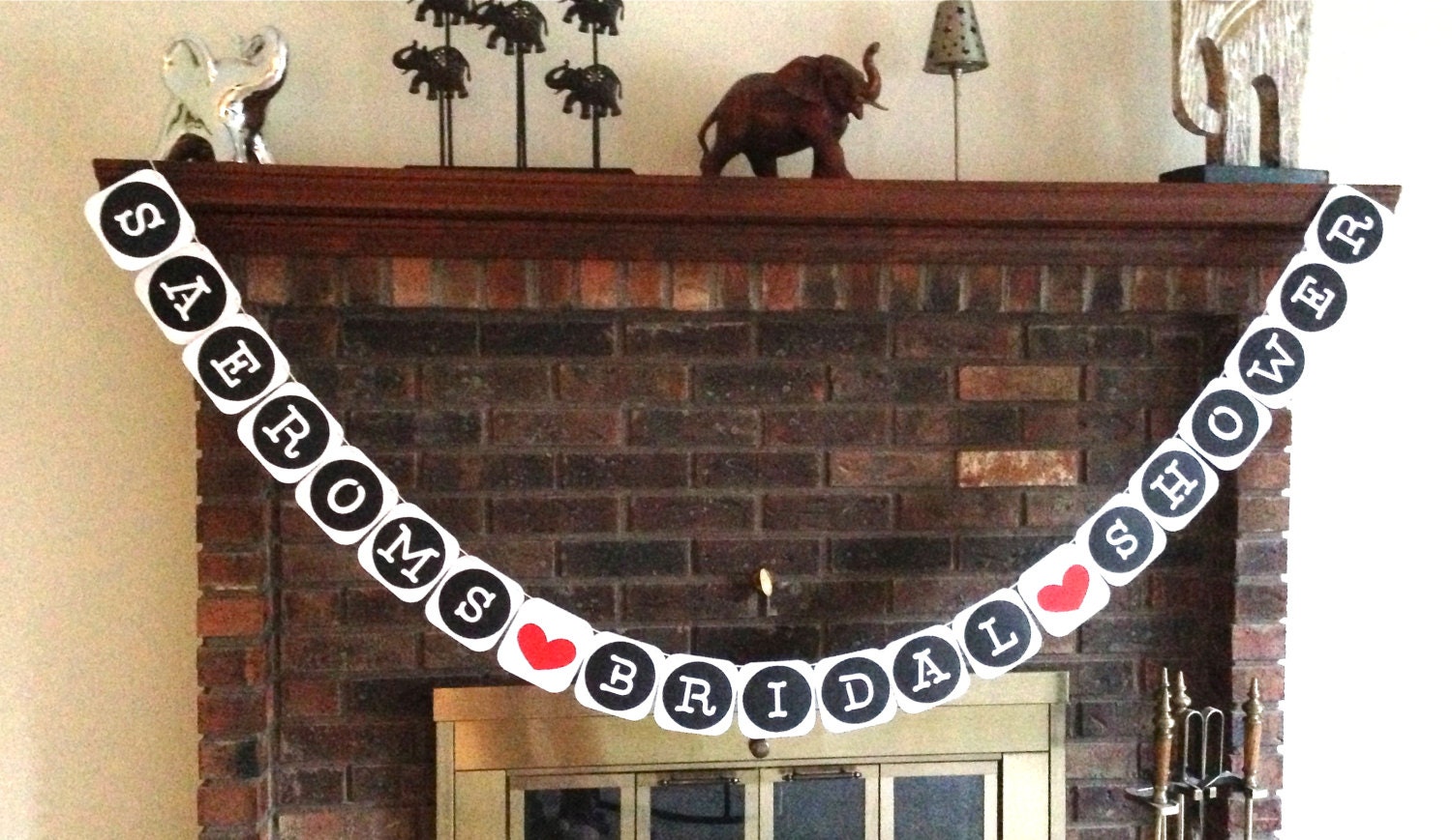 BRIDAL SHOWER BANNER - With Custom Bride to Be Name - Bachelorette Party - Bridal Shower Decoration Bunting Garland Party Supplies