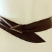 80s RONCI Arrowhead Belt in Brown and Gold Adjustable - M/L