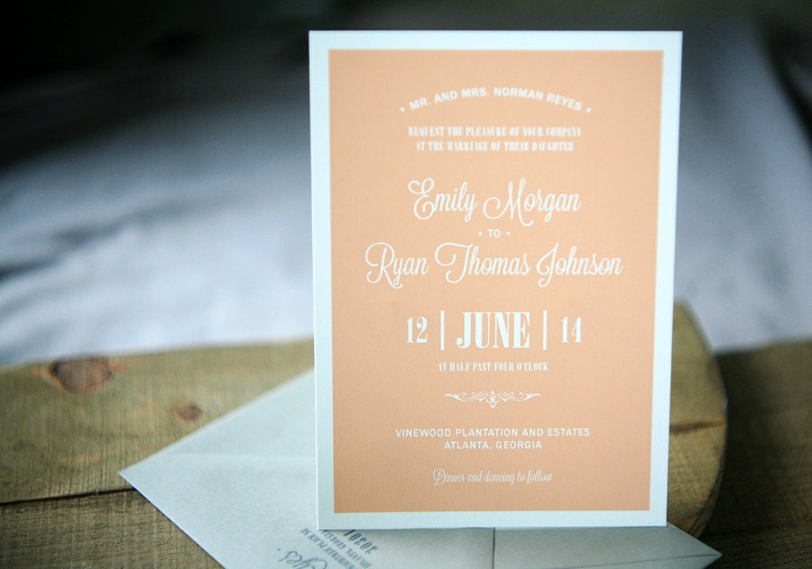 Wedding Invitation Suite - Emily Invitations