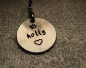 Custom Stamped Pet ID Tag - 1"