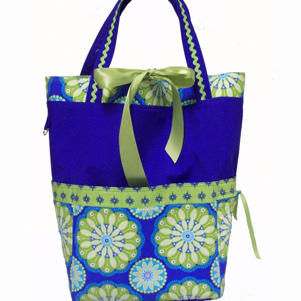 American Girl Tote Bag Deluxe Doll Carrier Blue