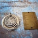 Initial Wax Seal Necklace. Fine Silver Monogram Pendant. Bridesmaid's Gift Jewelry