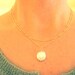 Pearl Necklace, Layered Beaded Gold Filled Chain with Coin PearlBridesmaids Jewelry, Bridal Jewelry