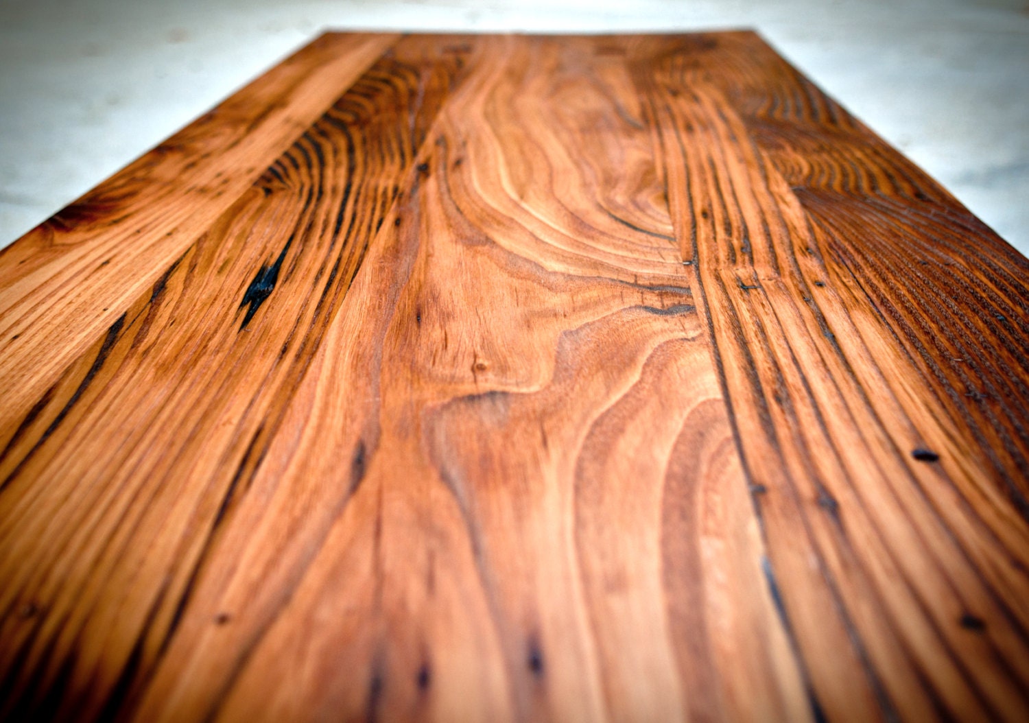 Wheeled Waterfall Coffee Table - Custom Furniture