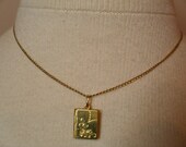 Vintage Gold Filled Locket Necklace