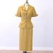 1940s Suit, Vintage 40s Women's Suit, NOS w Tags Manford Casuals Pencil Skirt, Winged Blazer Top & Belt, Summer Suit