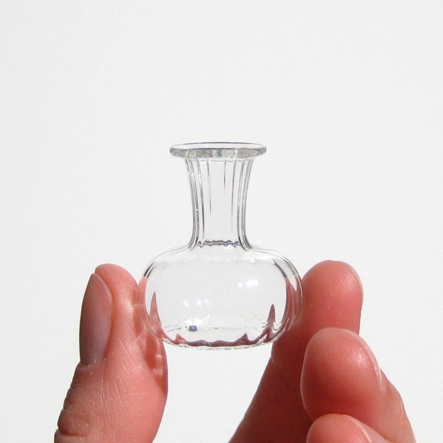 Miniature Vase in Crystal Clear Glass