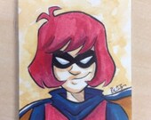 Bandette sketchcard by Terry Blas.