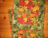 Quilted Placemats Fall Leaves