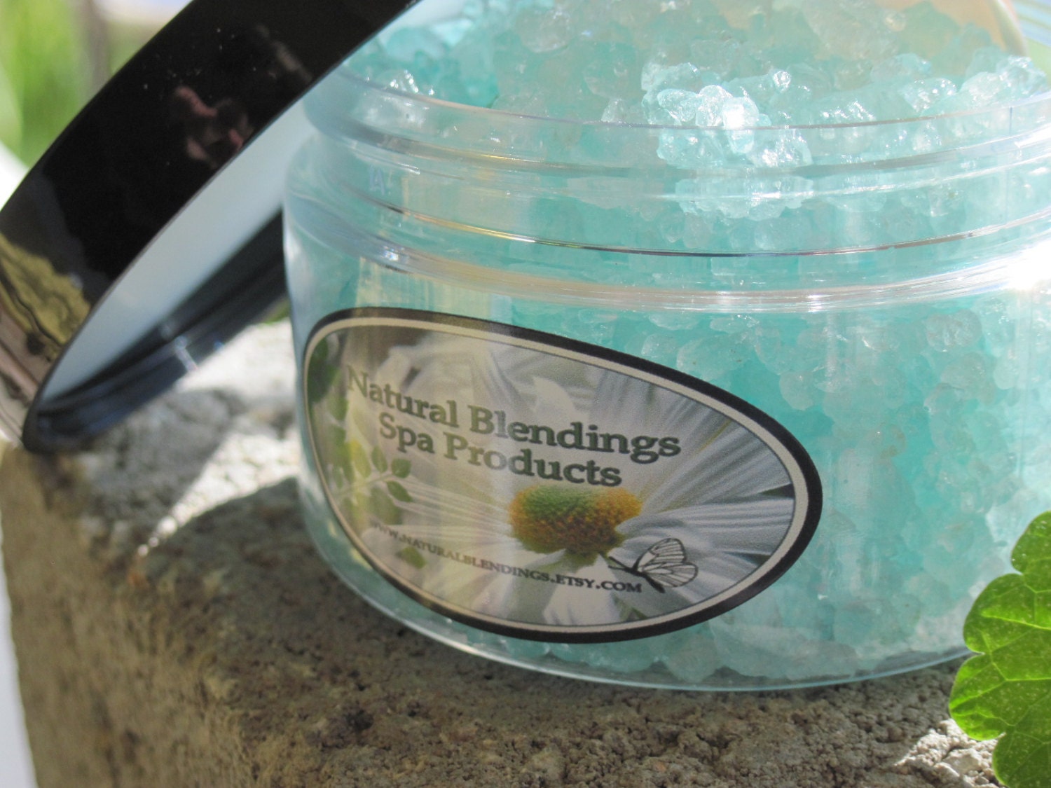 BEACH DAY   Dead Sea Bath Salts Natural Blendings Best Product in 8 oz Jar  Made to Order Custom Fragrance