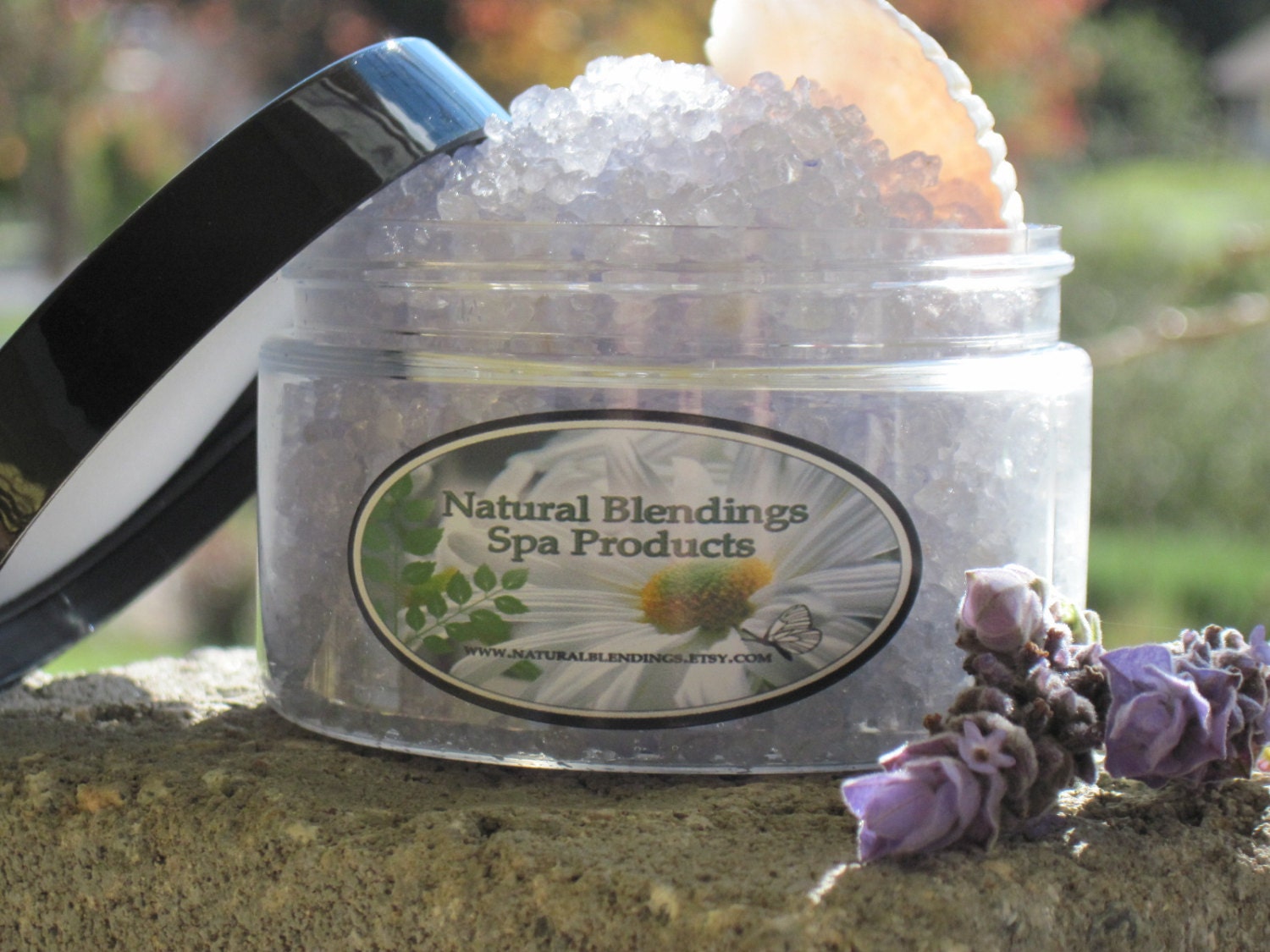 LAVENDER  Dead Sea Bath Salts Natural Blendings Best Product in 8 oz Jar  Made to Order Custom Fragrance