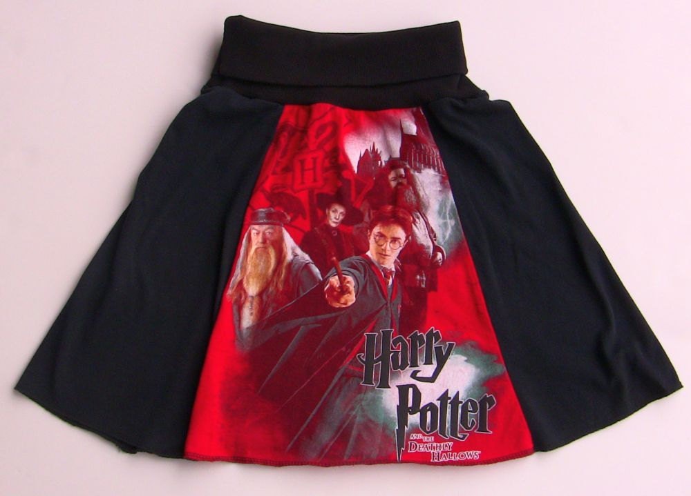 Recycled Harry Potter Skirt Girls size 8-10