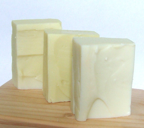 Sol Castile Soap / Lemongrass & Peppermint / Handmade / All Natural and Organic / Eco-Friendly / Vegan / Naked - Without a Label