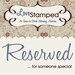 Reserved for LYNNE
