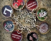 Custom Sports Photo - Bottle Cap Charm Bracelet