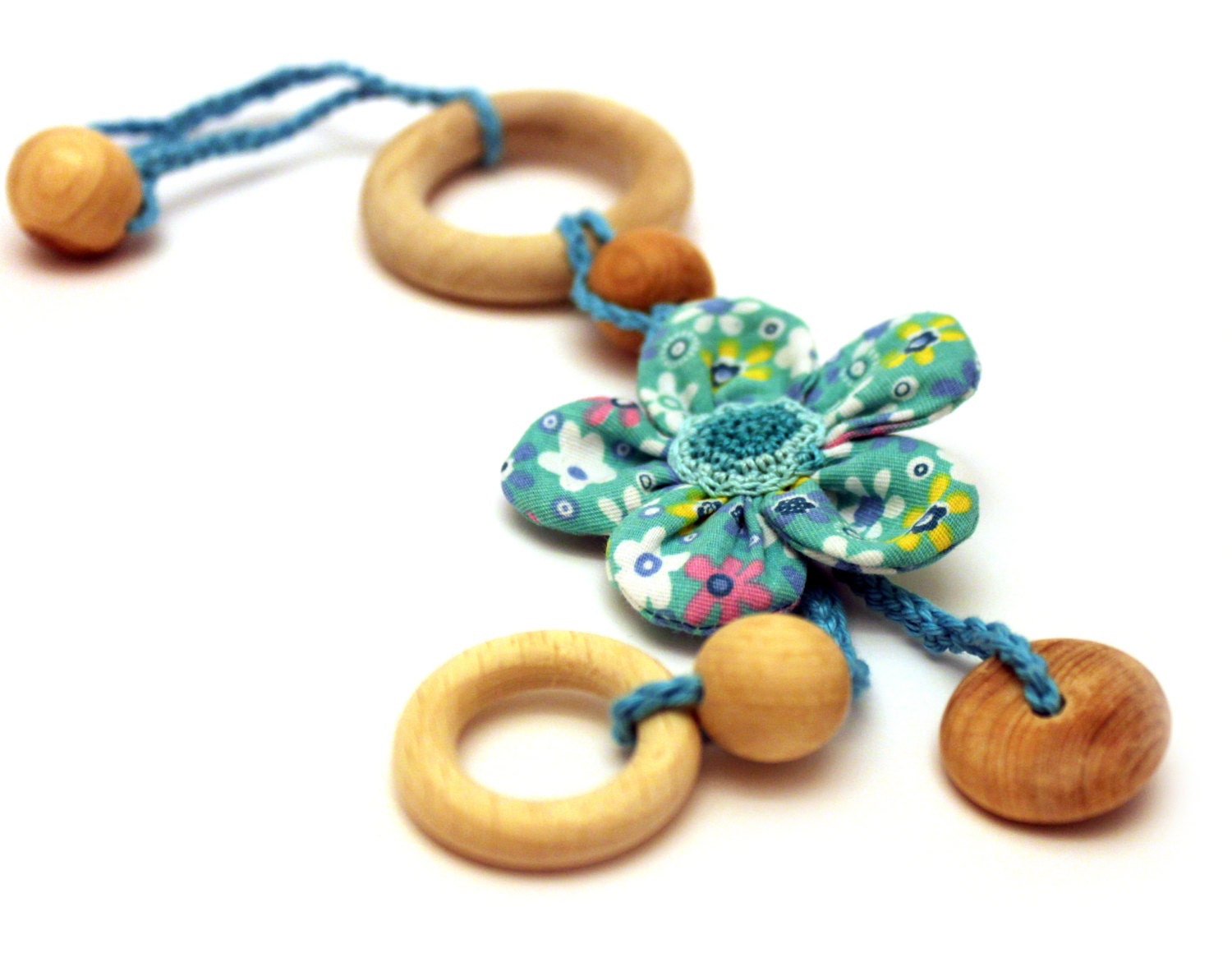 Baby Teething Toy / Baby Mobile / Rattling Nursing Toy / Teething Ring