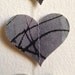 Heart Garland- Repurposed Gouache Painting- Ready to Ship- Last in the Series