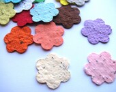 100 Plantable confetti FLOWERS- choose from 16 colors- Wildflower blend