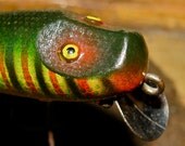 Vintage Abbey & Imbrie Go Getter River Runt Pike Style Wood / Wooden Fishing Lure