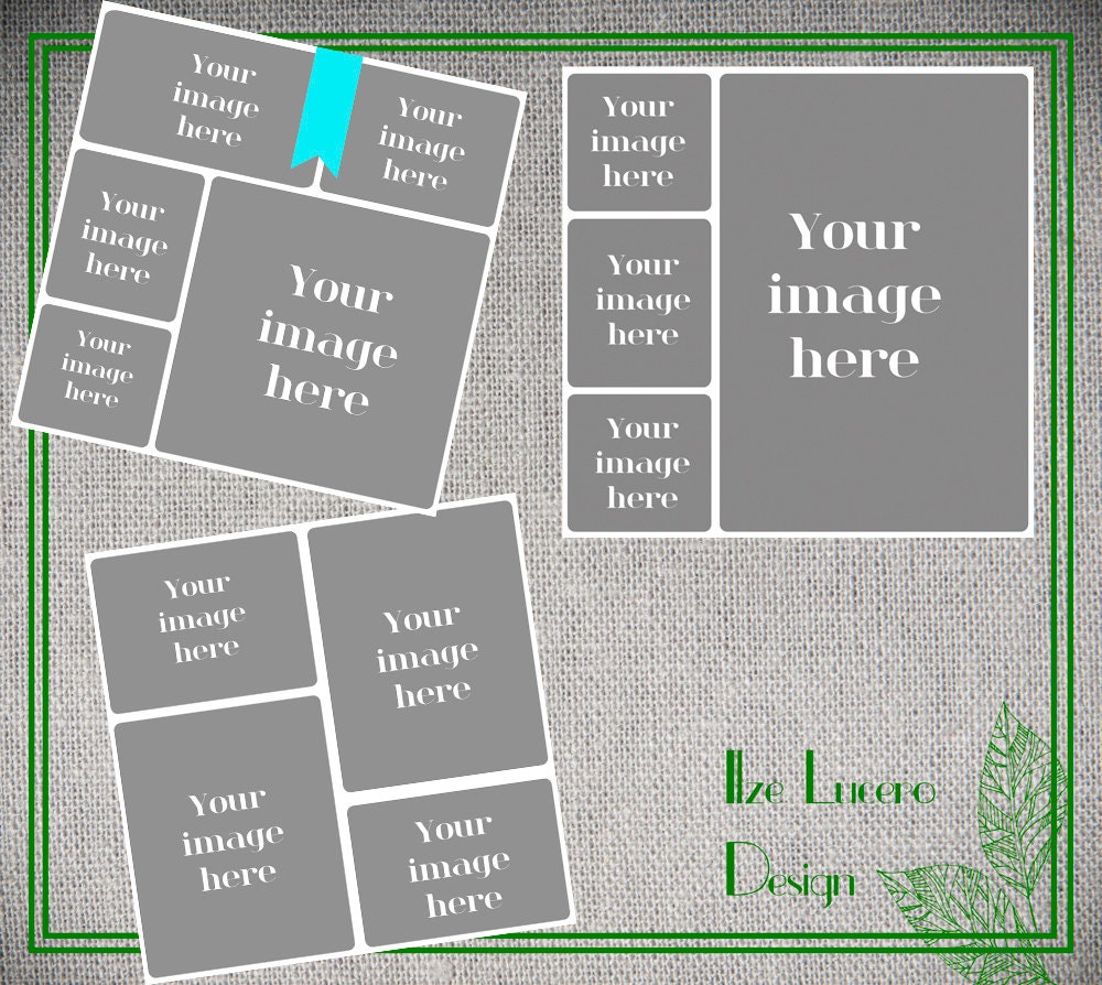 10 X 10 in poster / Blog/ Storyboard / Collage PSD templates