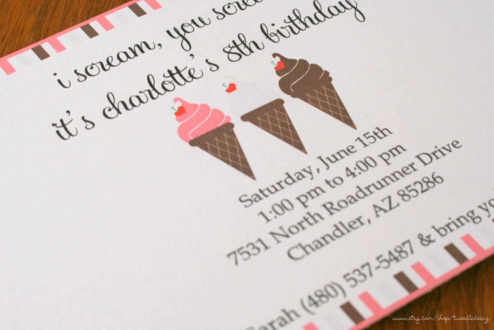 Neapolitan Party Collection - Printable Parties by Tweedle Dee Designs