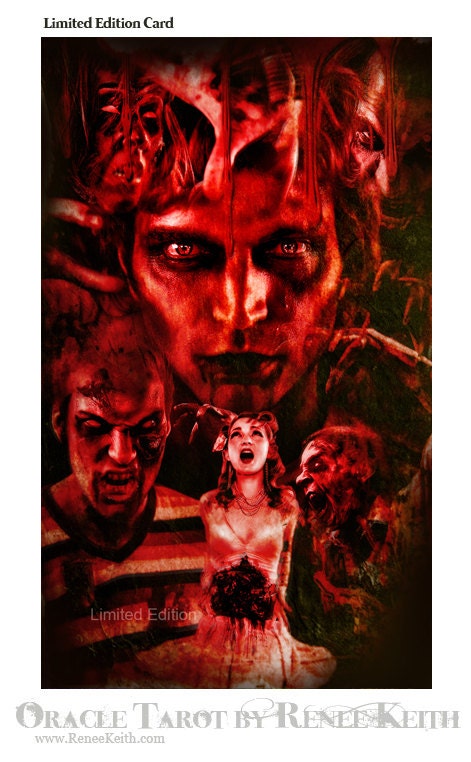 Limited Edition Oracle Card - Red (Color Series): Zombies