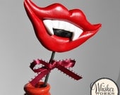 Halloween Photo Booth Prop - The Vampira on a STEEL ROD