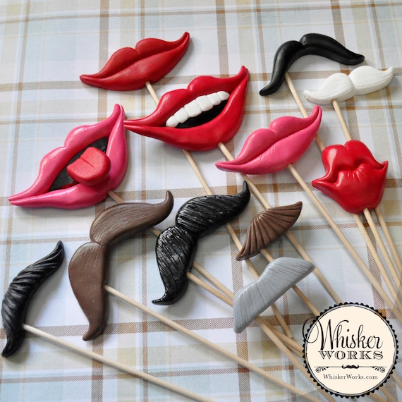 Photo Booth Props - The Ultimate Mix - Set of 12 Il_570xn