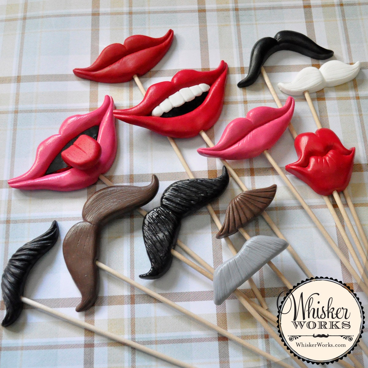 Photo Booth Props - The Ultimate Mix - Set of 12