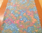 Rich Coloured Vibrant 60s Vintage Psychedelic Fabric Material